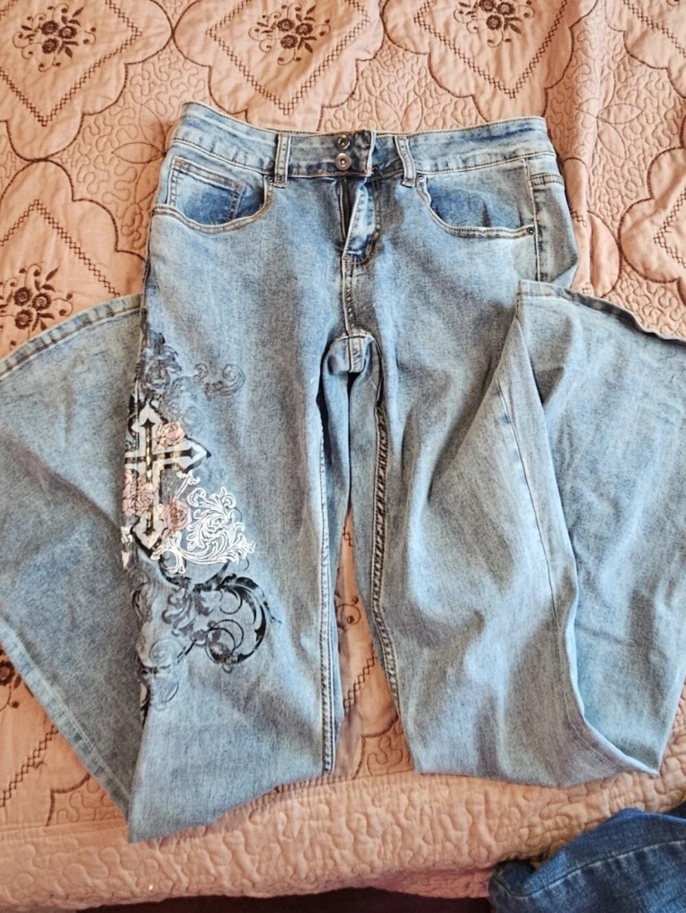 y2k flare jeans